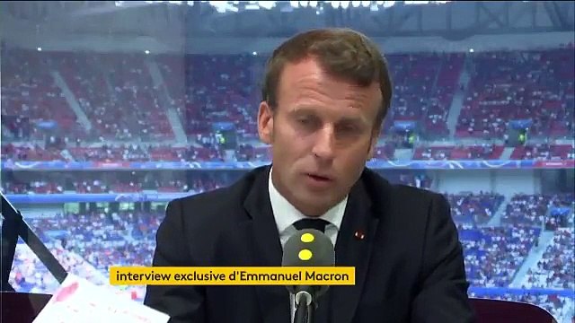 La mise en garde d'Emmanuel Macron : On peut pas prendre nos enfants en otage, quand on est professeur, on a des devoirs