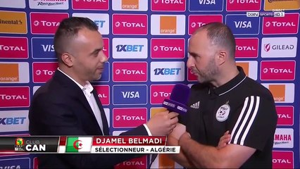 CAN-2019 : Algérie 3 - 0 Guinée (Réaction du sélectionneur national Belmadi)