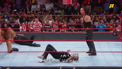 أندرتيكر ينقذ رولينز من قبضة شاين وماكنتير في "راو"