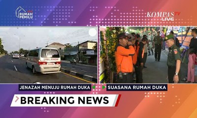 [TERBARU] Detik-detik Kedatangan Jenazah Sutopo di Rumah Duka di Boyolali