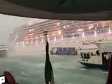 Venise : Une nouvelle fois un bateau de croisière a manqué de percuter des ferry et un quai bordant la ville hier
