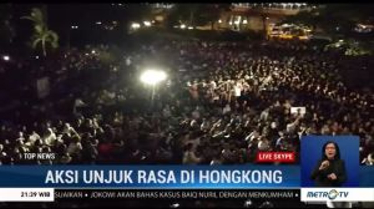 Demonstran Hongkong akan Lanjutkan Aksi Minggu Sore