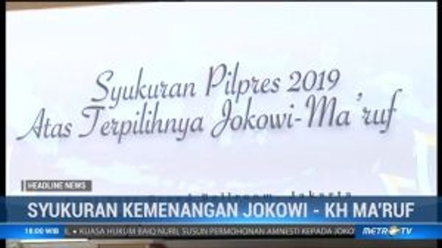 Jenggala Center Gelar Syukuran Kemenangan Jokowi-Amin