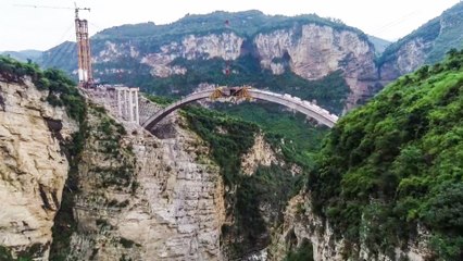 Mega bridge connects three remote provinces in southwest China