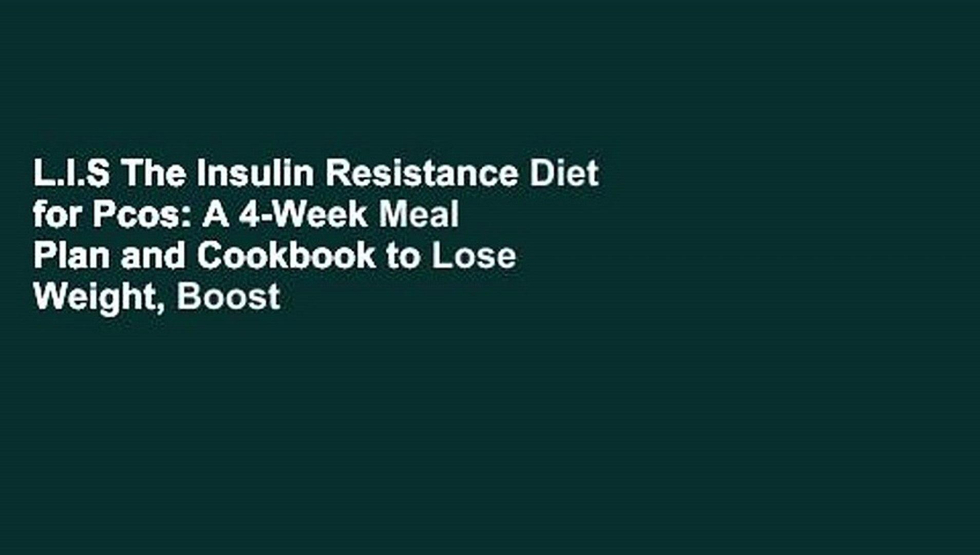 how to lose weight fast with insulin resistance