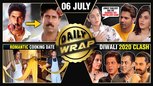 Ranveer Singh’s 83 Look Out, Kangana Reacts To Rangoli’s Tweets, NickYanka Cooking Date| Top 10 News