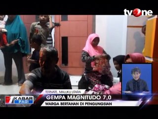 Peringatan Tsunami Dicabut, Warga Bertahan di Pengungsian