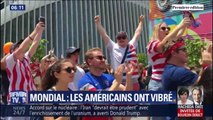 La joie des supporters américains rassemblés à New York après la victoire des États-Unis au Mondial féminin