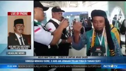 2.623 Calon Haji Indonesia Sudah Tiba di Arab Saudi