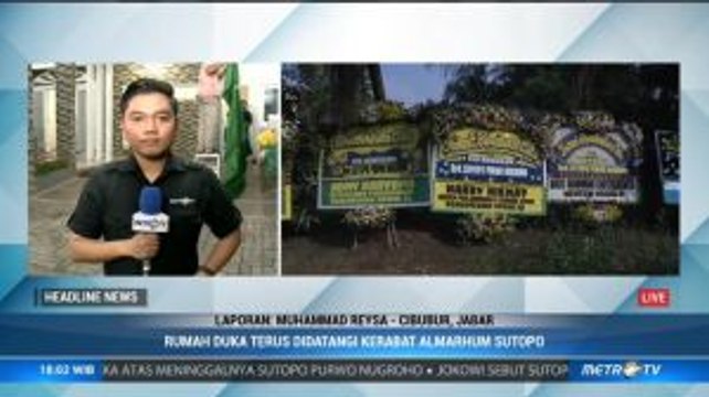 Persiapan Keluarga Sambut Jenazah Sutopo di Rumah Duka Cibubur