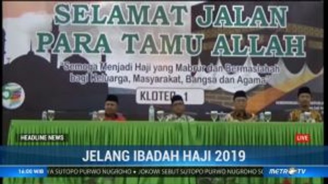 Pelepasan 450 Calhaj Embarkasi Kloter 1 ke Arab Saudi