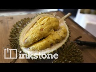 We tried the extra-pungent durian McFlurry at McDonald's