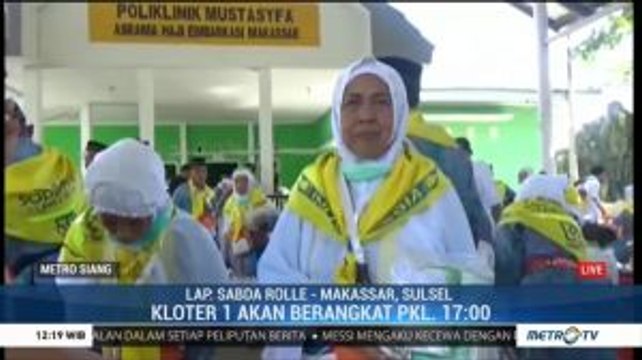 JCH Kloter I Embarkasi Makassar Berangkat ke Tanah Suci Sore Ini