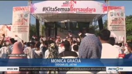 Polda Jatim Gelar Deklarasi #KitaSemuaBersaudara