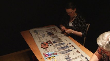 Stitchers put finishing touches on epic Game of Thrones tapestry