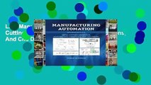 L.I.S Manufacturing Automation: Metal Cutting Mechanics, Machine Tool Vibrations, And Cnc Design