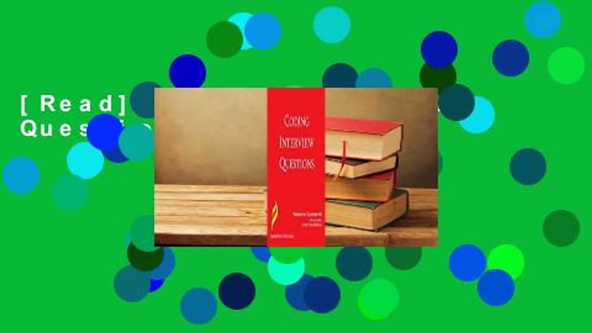 [Read] Coding Interview Questions  For Kindle