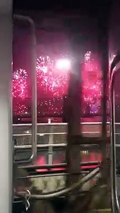 Le métro new-yorkais le 4 juillet