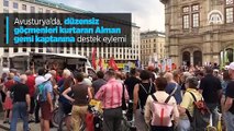 Avusturya'da, düzensiz göçmenleri kurtaran Alman gemi kaptanına destek eylemi