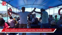 Doğa harikası Arapapıştı Kanyonu hayran bırakıyor