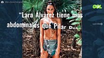 “Lara Álvarez tiene más abdominales que Pilar Rubio”: la foto que revoluciona España