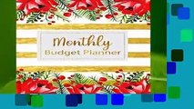 Full version  Monthly Budget Planner: Floral Vintage Stripes Weekly Expense Tracker Bill