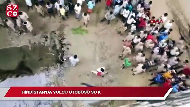 Hindistan'da yolcu otobüsü su kanalına uçtu: 29 ölü