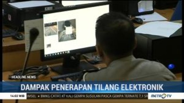 Dampak Tilang Elektronik, Pelanggaran Lalu Lintas Turun hingga 44%