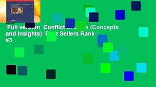 Full version  Conflict of Laws (Concepts and Insights)  Best Sellers Rank : #3