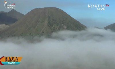 Hadapi Suhu Dingin Demi Berburu Embun Beku di Bromo