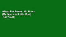 About For Books  Mr. Bump (Mr. Men and Little Miss)  For Kindle