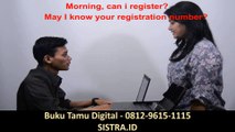 SISTRA.ID, Registrasi dengan QR Code, 0812-9615-1115