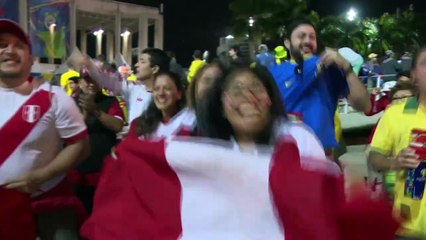 Aficionados peruanos satisfechos con participación en Copa América