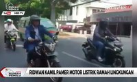 Ridwan Kamil Pamer Motor Listrik Ramah Lingkungan