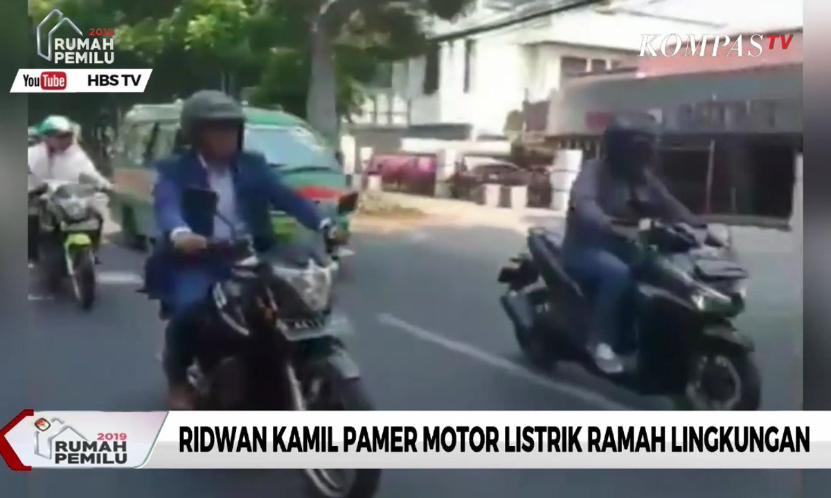 Ridwan Kamil Pamer Motor Listrik Ramah Lingkungan