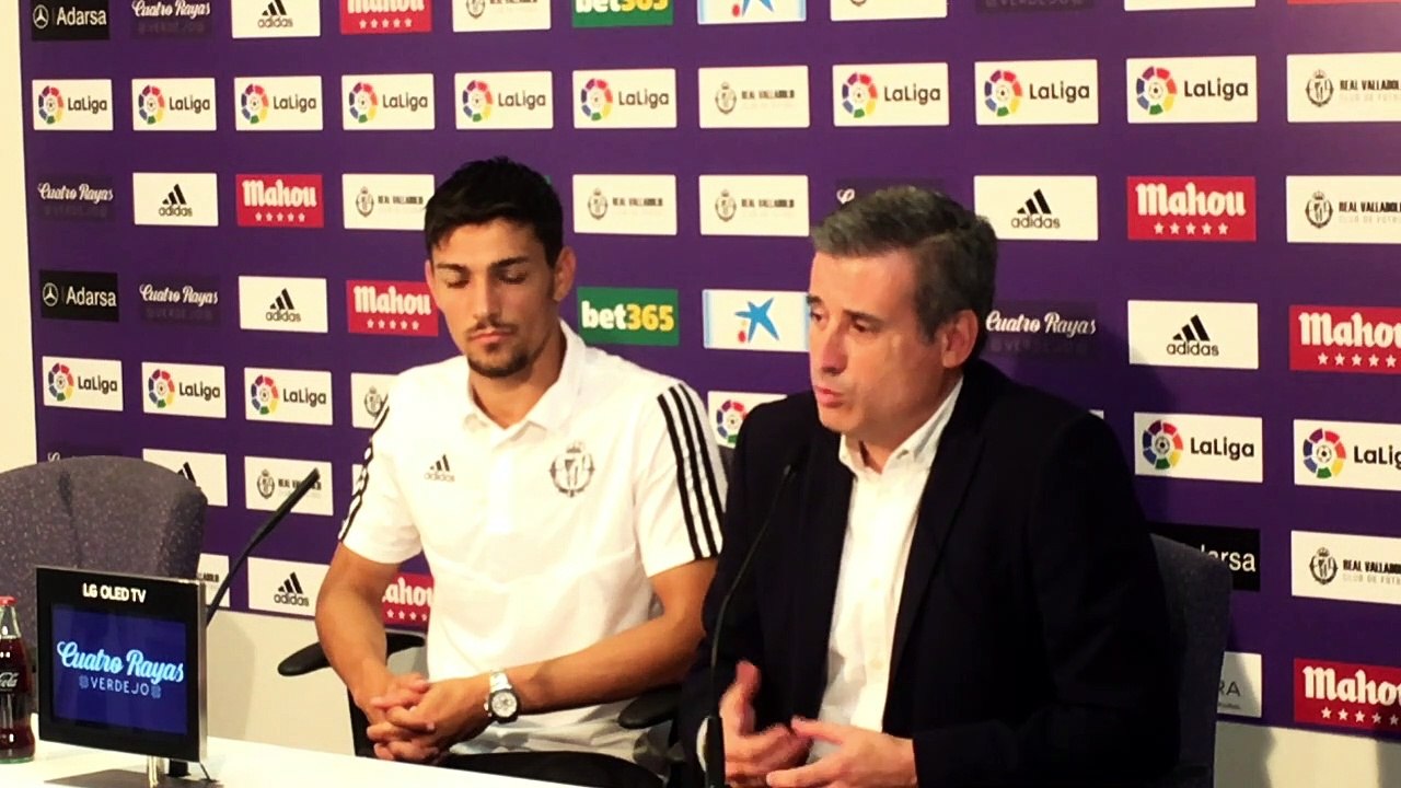 Rueda de Prensa de Presentación de Fede Barba con el Real Valladolid