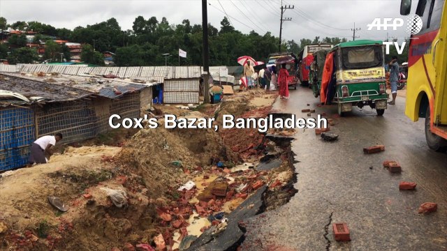 Bangladesh: Landslides hit Rohingya refugee camp