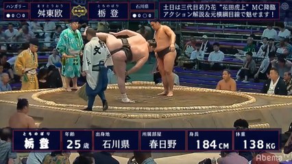 Masutoo vs Tochinobori - Nagoya 2019, Makushita - Day 2