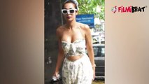 Malaika Arora looks beautiful in white halter dress; Check Out | FilmiBeat