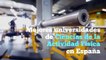 Mejores universidades de Ciencias de la Actividad Física en España
