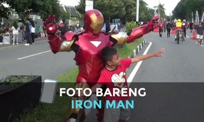 Berkah Foto Bareng Iron Man