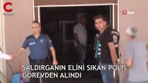 Pendik'teki trafik magandasının elini sıkan polis görevden alındı