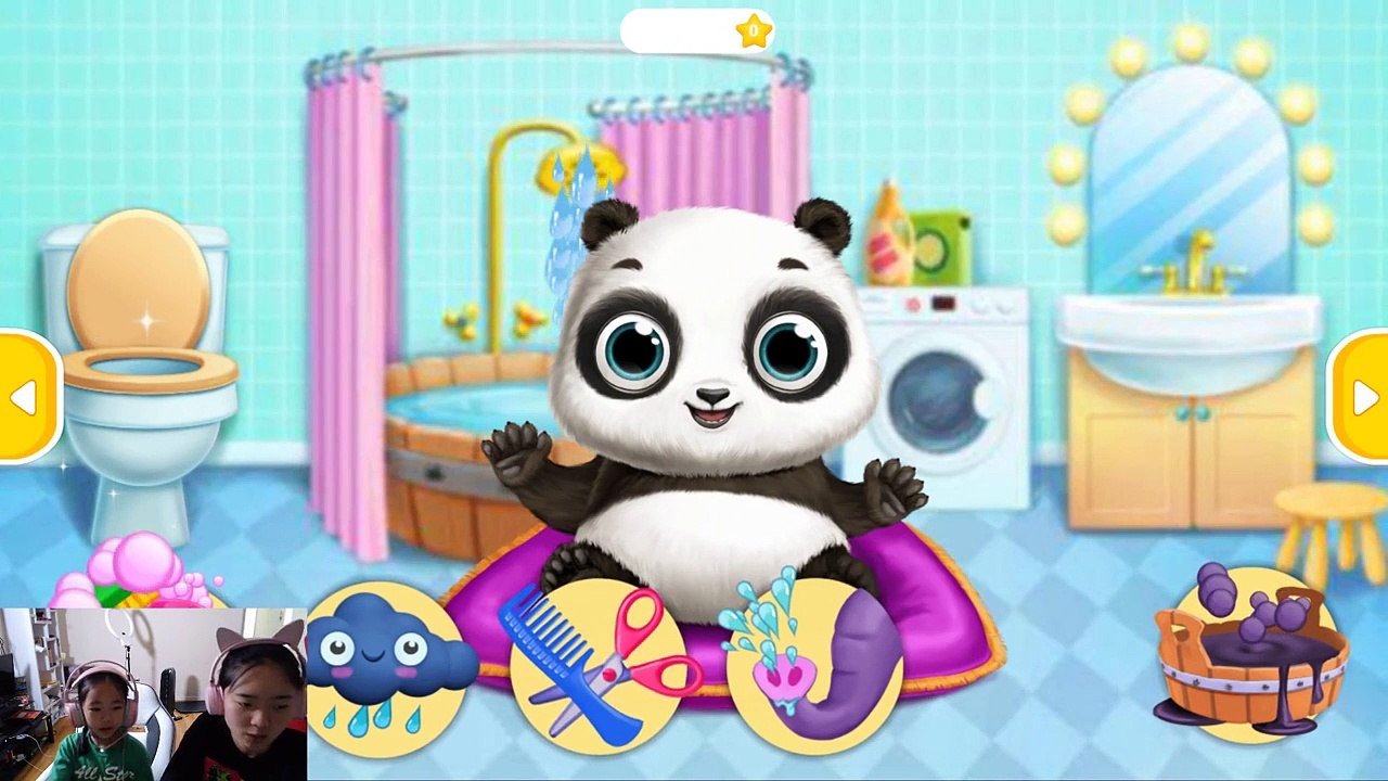 Panda LU Pet Care Games - Panda Lu Baby Bear Care 2 - Play Bathing Dress Up & Feed Games For Kids