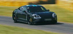 VÍDEO: Un Porsche Taycan, casi definitivo, se pasea por Goodwood 2019