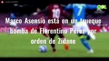 Marco Asensio está en un trueque bomba de Florentino Pérez por orden de Zidane