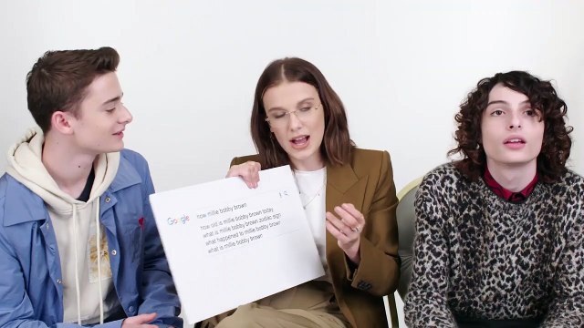 Millie Bobby Brown Finn Wolfhard Noah Schnapp Answer the Webs Most Searched Questions WIRED