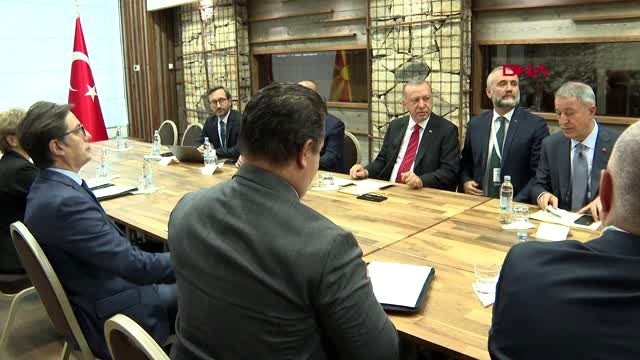 DHA DIŞ - Cumhurbaşkanı Erdoğan, Kuzey Makedonya ve Arnavutluk Cumhurbaşkanları ile görüştü