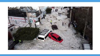 Questa città messicana è stata sommersa da due metri di grandine in pieno giugno (video)