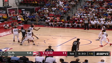 San Antonio Spurs at Toronto Raptors Summer League Raw Recap