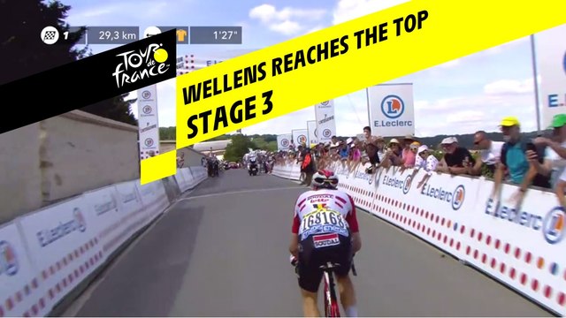 Wellens au sommet du deuxième col / Wellens reaches the second top - Étape 3 / Stage 3 - Tour de France 2019